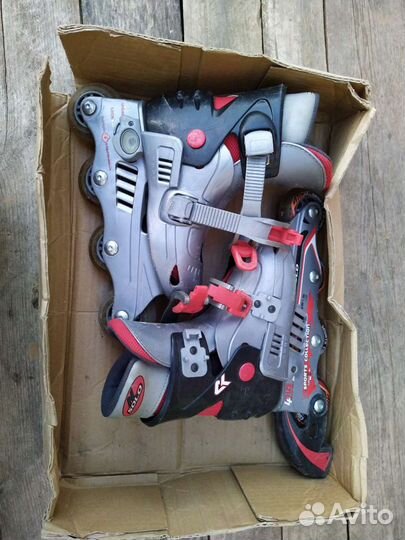 Роликовые коньки детские раздвижные