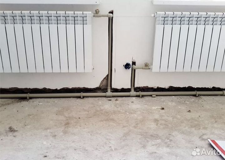 Монтаж электрики и отопления