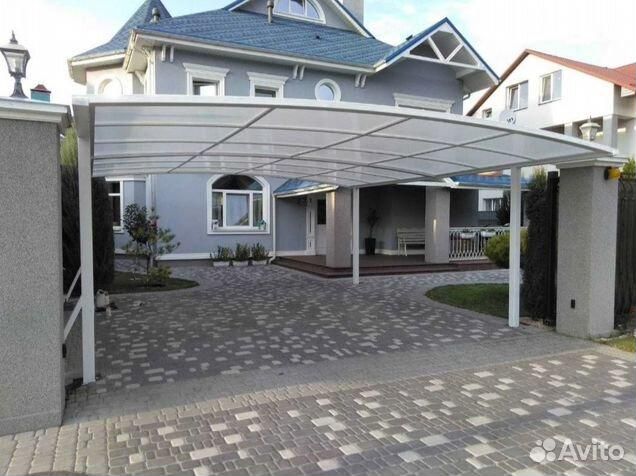 Навесы из поликарбоната под ключ