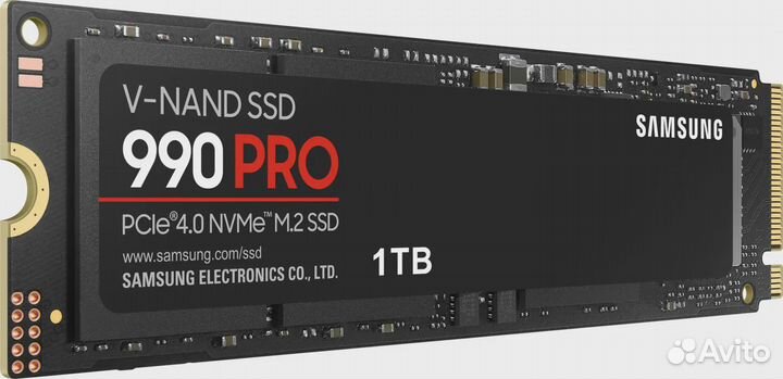 SSD, Samsung, 990 PRO MZ-V9P1T0BW, PCi, M.2, 1 000GB, New