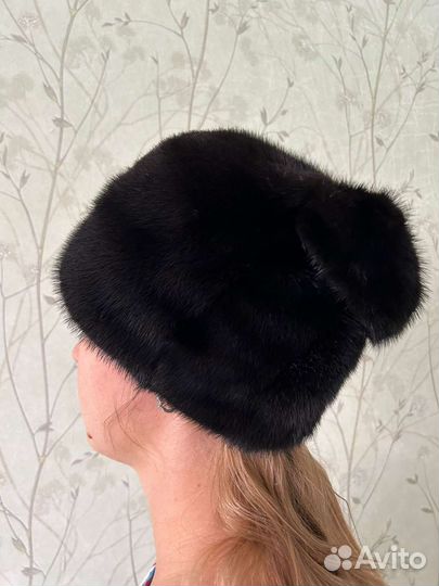 Шапка норковая женская