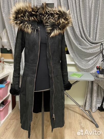 Дубленка женская 42