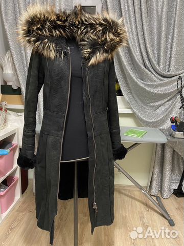 Дубленка женская 42
