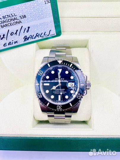 Часы Rolex submariner black date