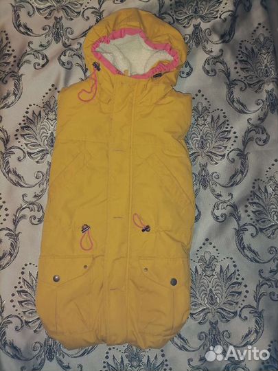 Конверт в коляску демисезонный до 4-5мес