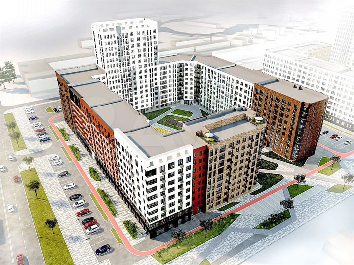 2-к. квартира, 40,7 м², 4/16 эт.