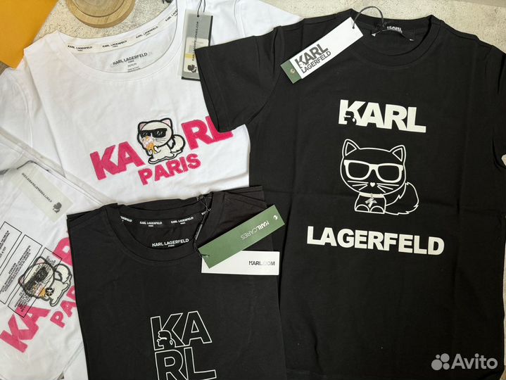 Женские футболки karl lagerfeld