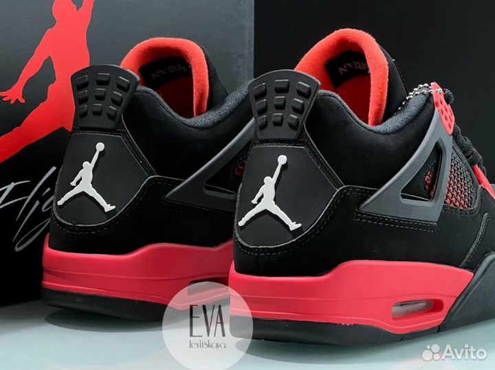 Кроссовки Air Jordan 4 Retro 'Red Thunder'