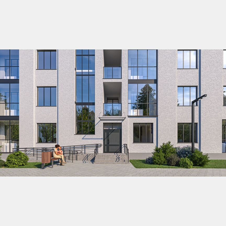 2-к. квартира, 53,4 м², 4/4 эт.