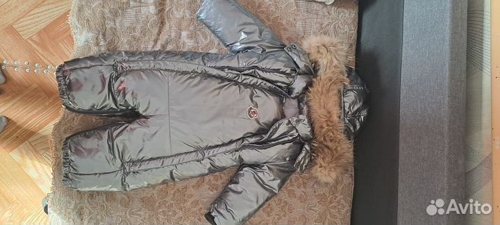 Зимний комбинезон для девочки 62