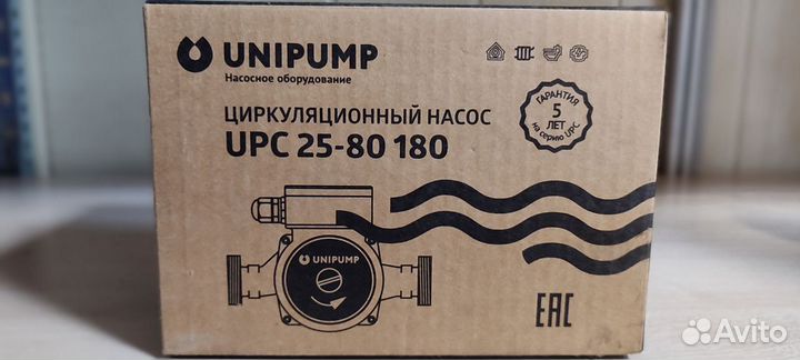 Циркуляционный насос Unipump UPS 25-80 180