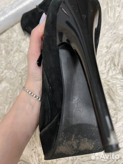 Ботильоны натуральная замша 37