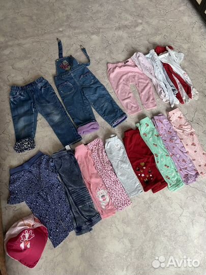 Пакет вещей на девочку 80-92