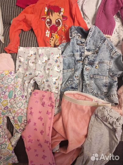 Вещи на девочку 86 92 пакетом