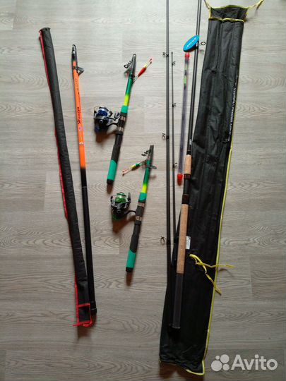 Фидеры, спиннинги, удочки