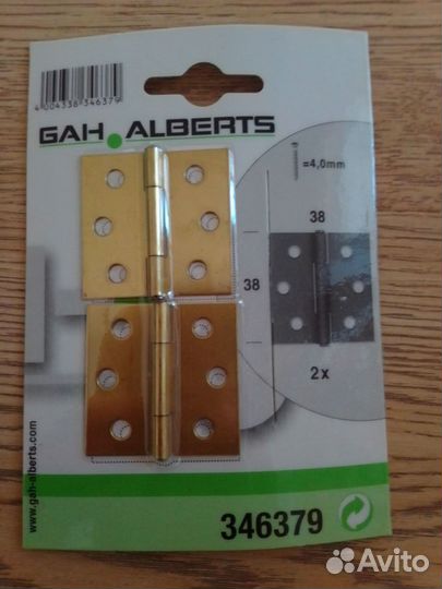 Мебельная петля, 2 шт