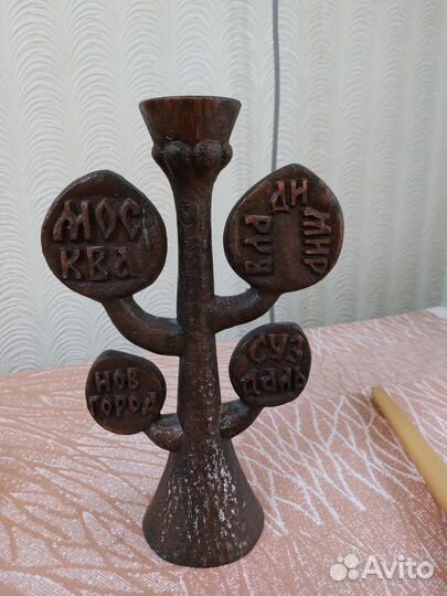 Подсвечник бронза СССР