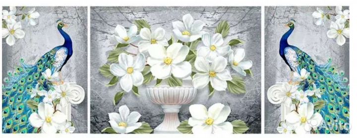 Триптих. Картина алмазная готовая