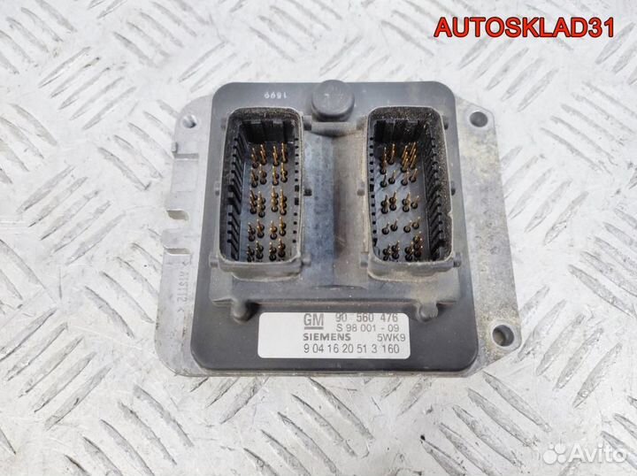 Блок эбу Opel Vectra B 1.8 X18XE1 90560476 Бензин