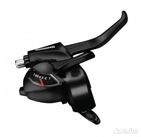 Моноблок 7 скоростей, правый, черный, Shimano, To