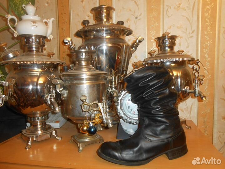 Сапог Для Самовара. Хромовый. Гармошка