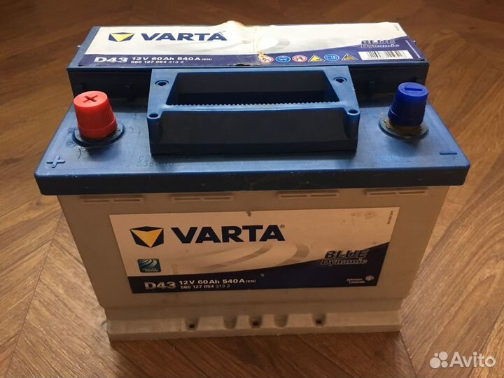 Автомобильный аккумулятор Varta 12v 60ah 540A