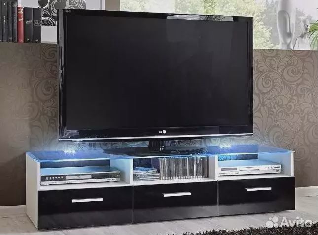 Тумба тв Модерн 1 с подсветкой глянец мдф