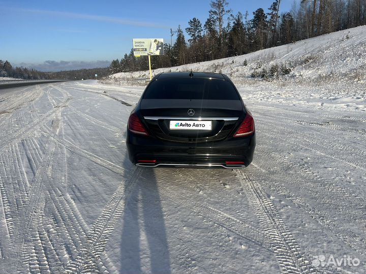 Mercedes-Benz S-класс 3.0 AT, 2016, 123 000 км