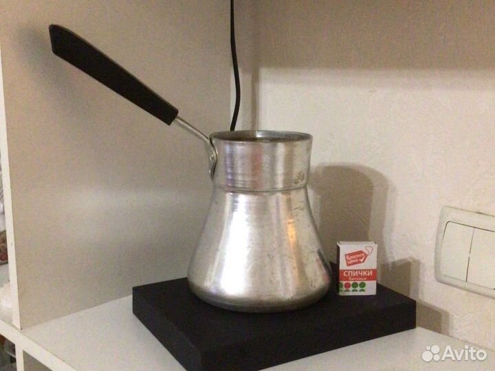 Турка большая 1 литр аллюминиевая СССР редкость