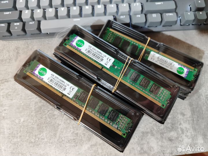 Оперативная память 4GB DDR3, 1600