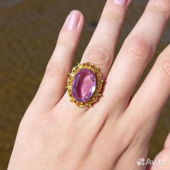 Винтажное кольцо, бижутерия, СССР