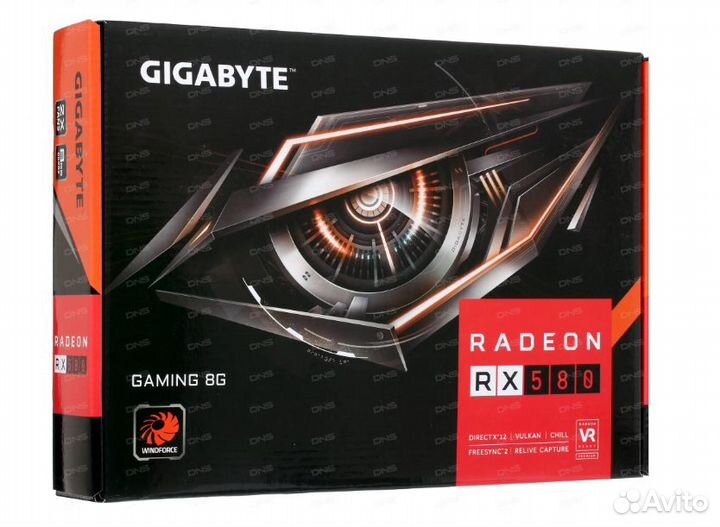 Видеокарта gigabyte AMD Radeon RX 580 gaming