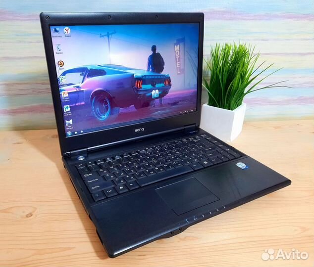 Ноутбук Benq Core2Duo/2гига для учебы (доставка)