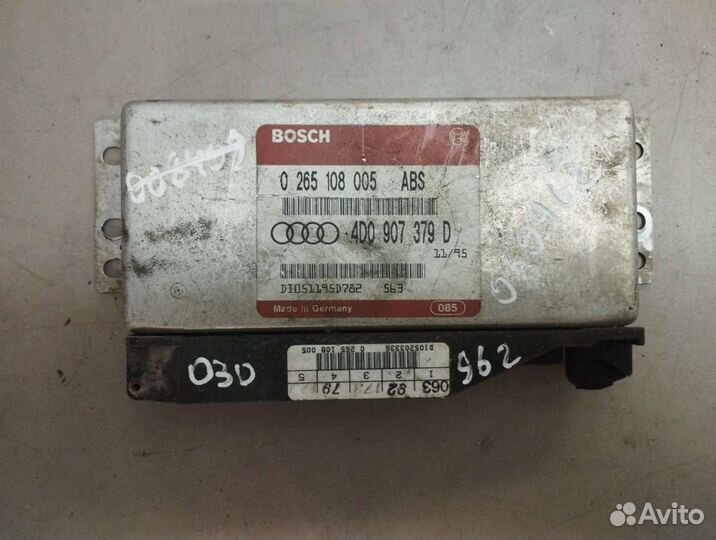 Блок управления abs audi a6 c4 1.6 0265108005. 4d0907379d