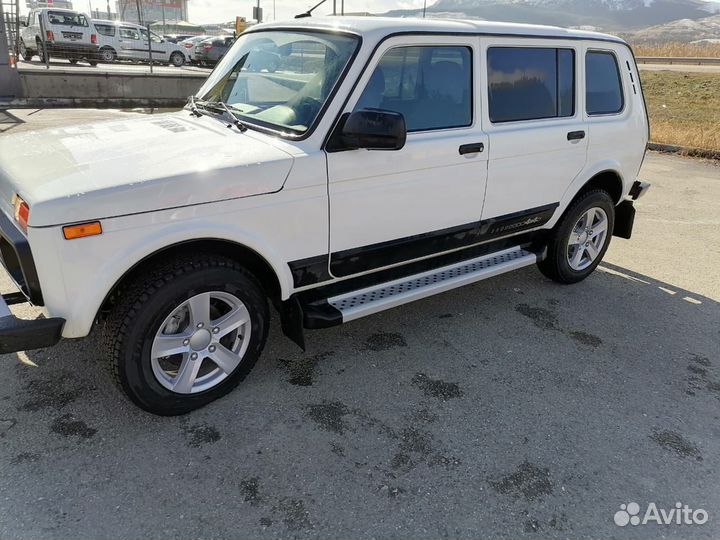 Пороги для Ваз Нива 2131 длинная, Бумер серые