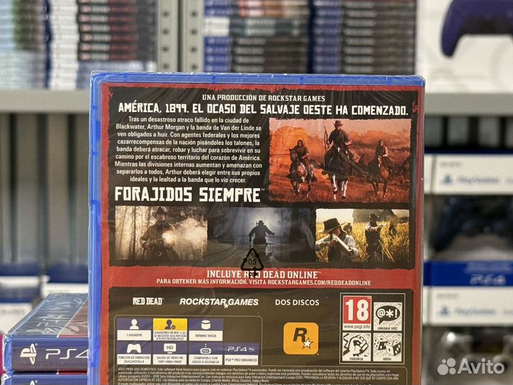 Диск Red Dead Redemption 2 PS4 (Новый)