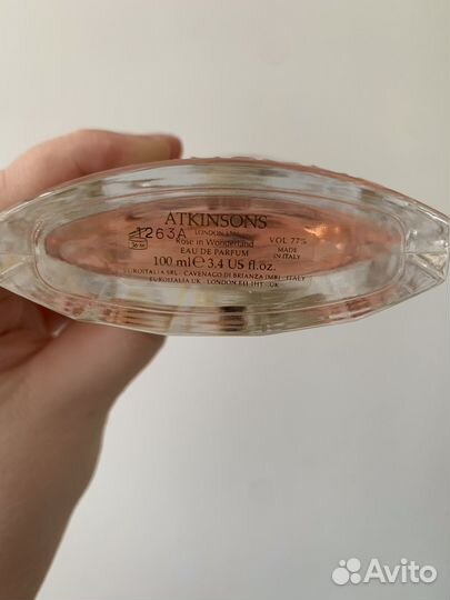 Парфюмерная вода atkinsons rose in wonderland