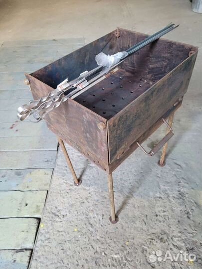 Мангал чемодан разборный