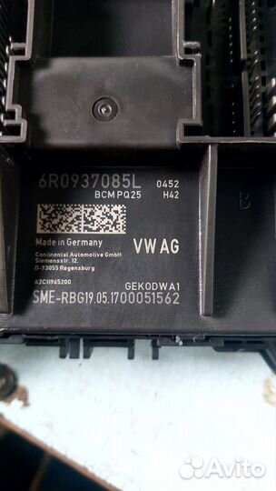 Блок комфорта. Volkswagen Polo 5.6R0937085L