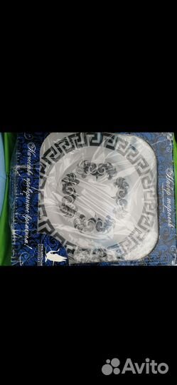 Тарелки гусь хрустальный