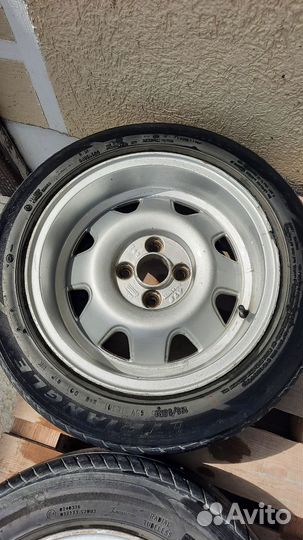 Литье диски r15 4x100 с резиной бу