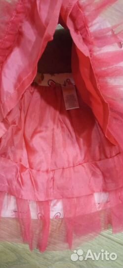 Юбка 104 вельвет/фатин