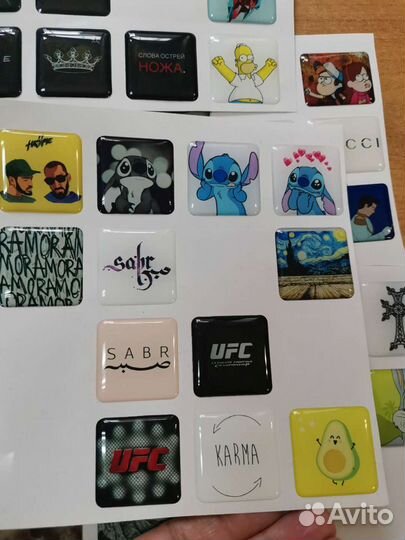 3d наклейки на телефон