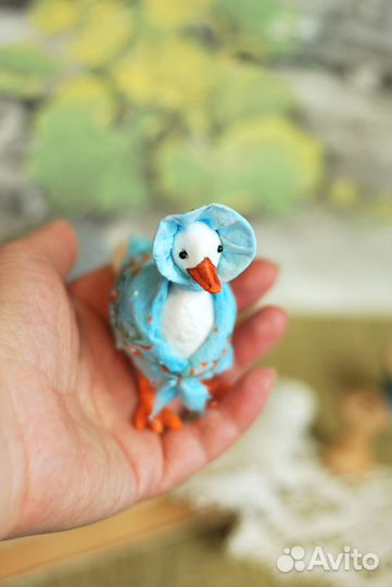 Ватные елочные игрушки Гуси