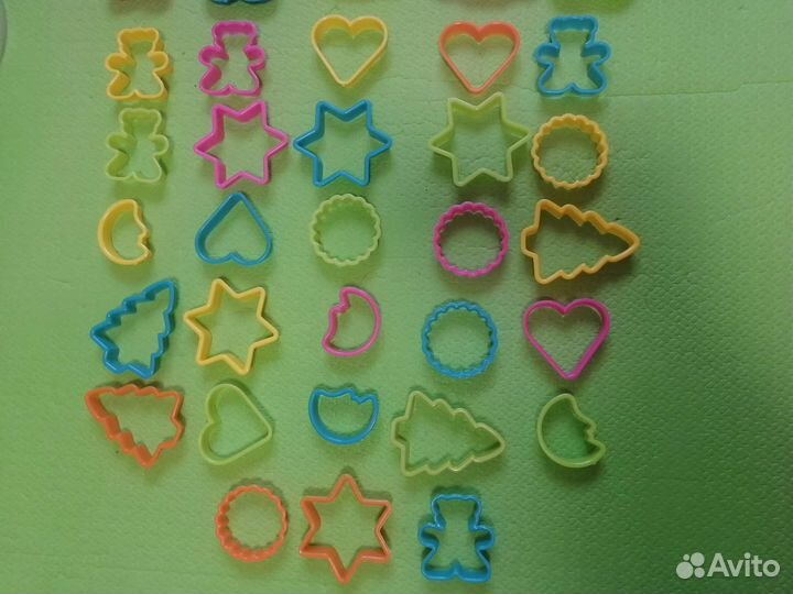 Формочки для печенья пластилина песка