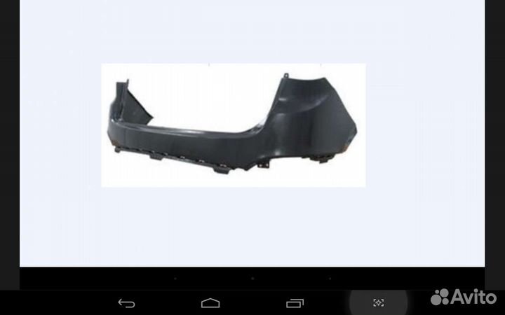 Нижняя часть заднего бампера hyundai ix35
