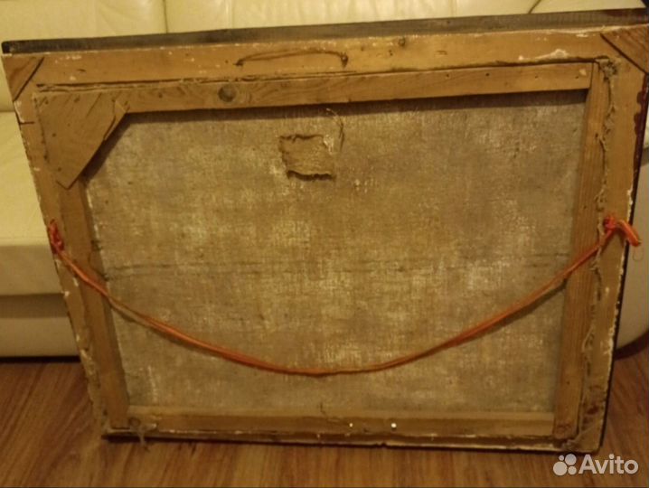 Картина маслом на холсте старинная