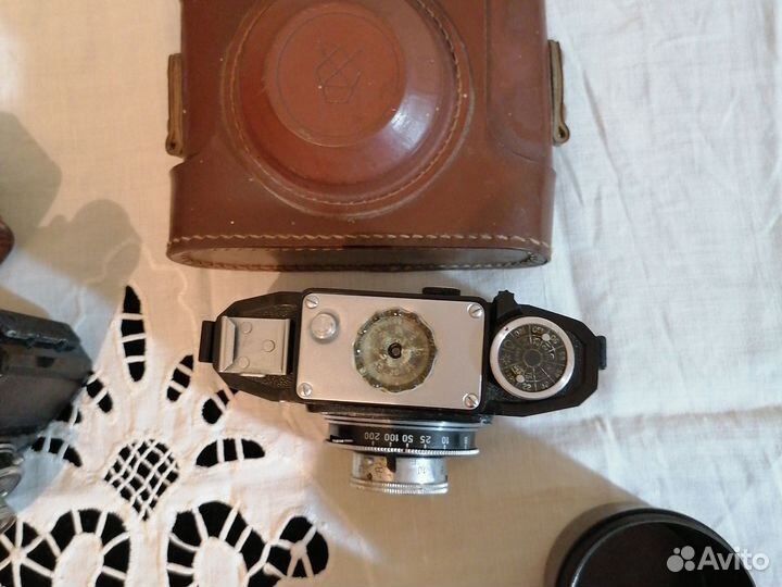 Пленочный фотоаппарат СССР Смена, фотоэкспонометр