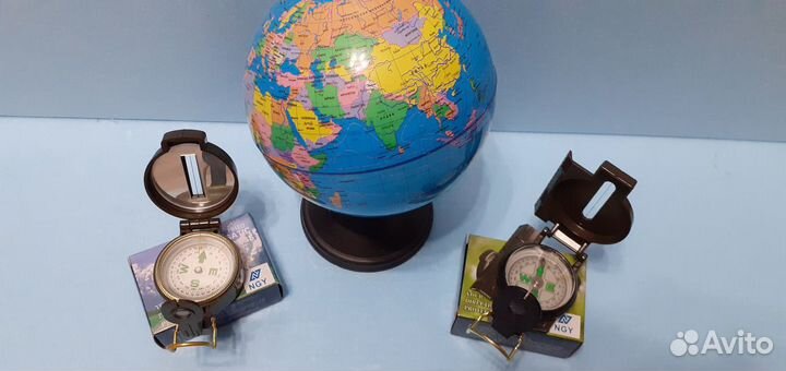 Компас жидкостный Lensatic складной с линзой