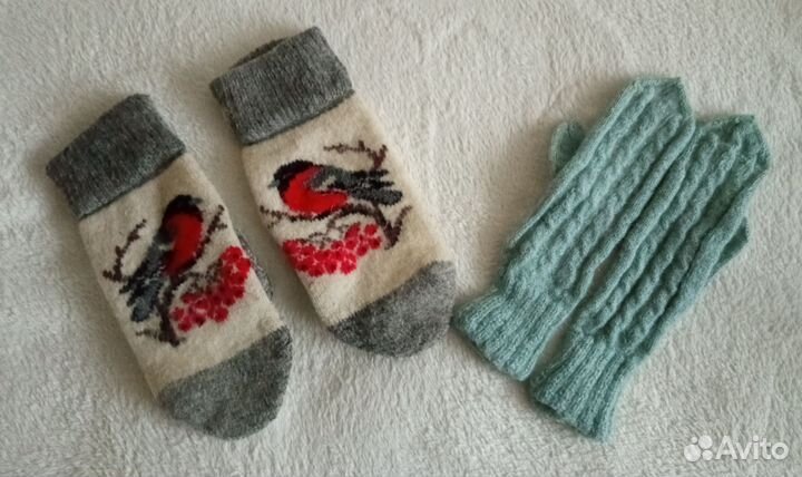 Варежки и перчатки зимние